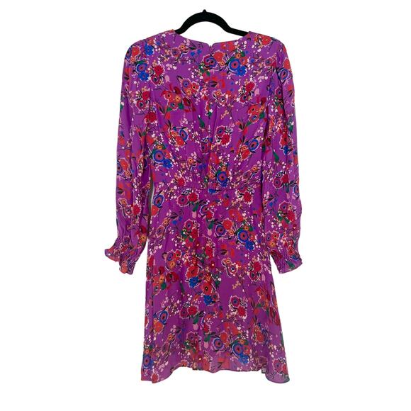 SALONI Eve Mini Dress Size US 2 in Lilac Pimpernel - Picture 4 of 7